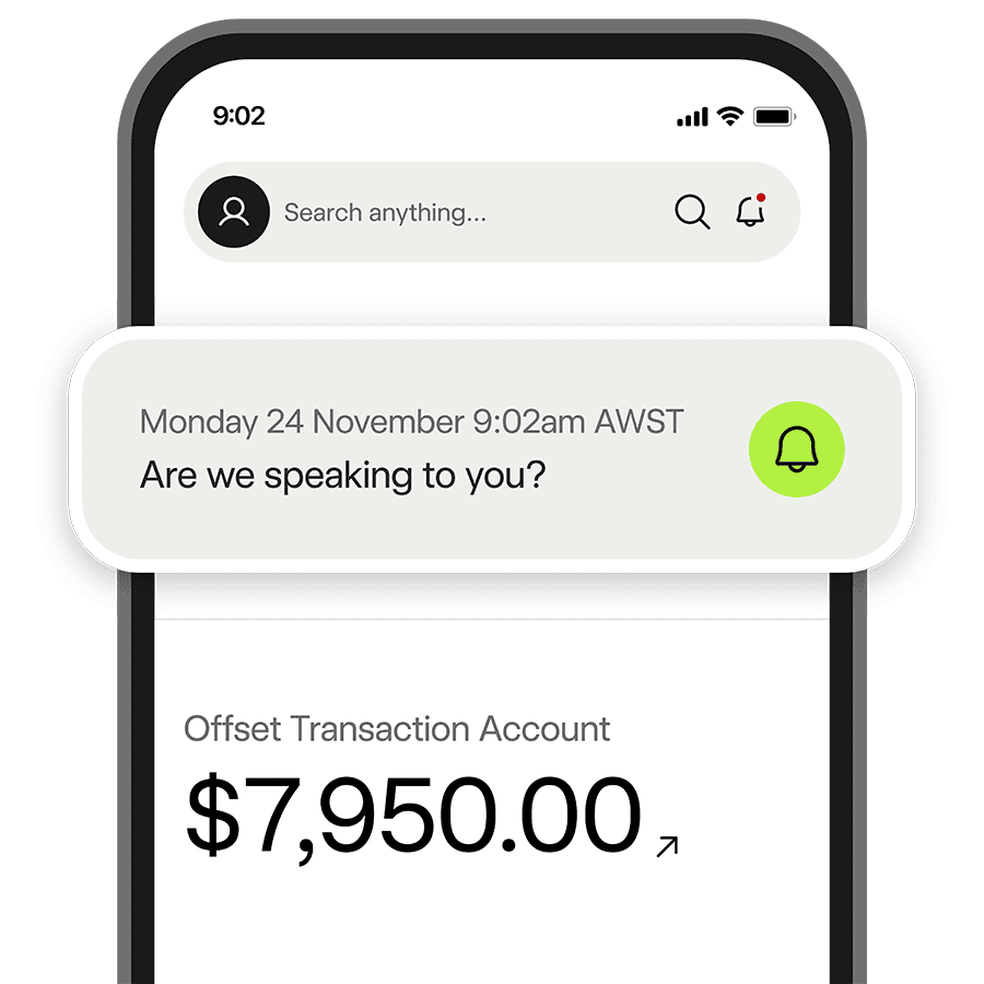 Screenshot example of CallerCheck in app notification
