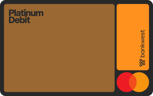 Platinum Debit Mastercard - Chocolate