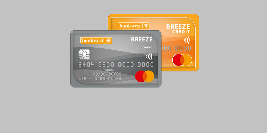 Bankwest Breeze Classic Mastercard and Platinum Mastercard