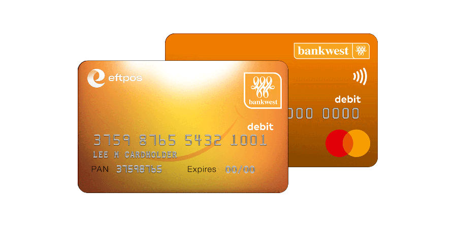 Bankwest debit card and Platinum Debit Mastercard
